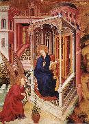 BROEDERLAM, Melchior The Annunciation qow oil painting artist